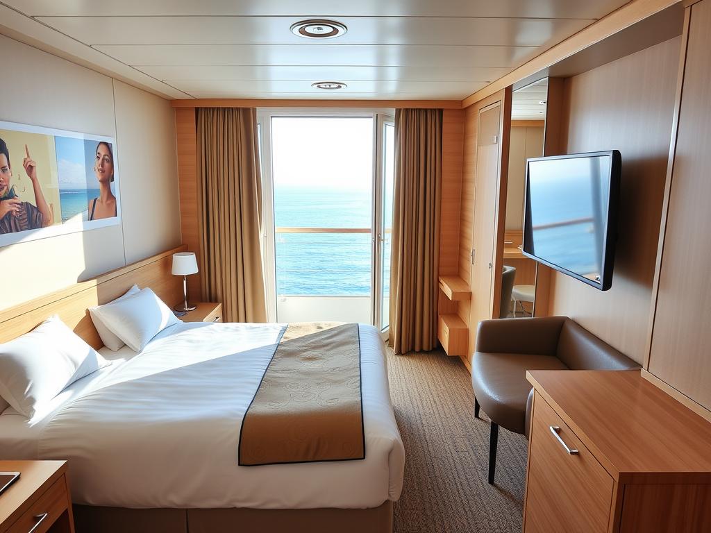 Balkonkabine auf der AIDA Kreuzfahrt ab Hamburg Balkonkabine auf der AIDA Kreuzfahrt ab Hamburg