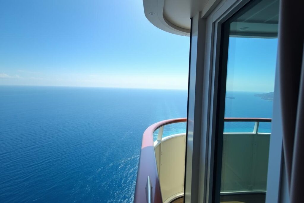 Meerblick vom Balkon der AIDA Kabine Meerblick vom Balkon der AIDA Kabine