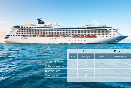 Was ist der Unterschied zwischen Pro und Plus Tarif bei Mein Schiff?