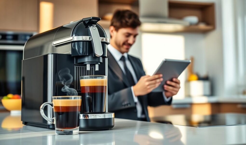 wie kann man eine aida nespresso maschine buchen